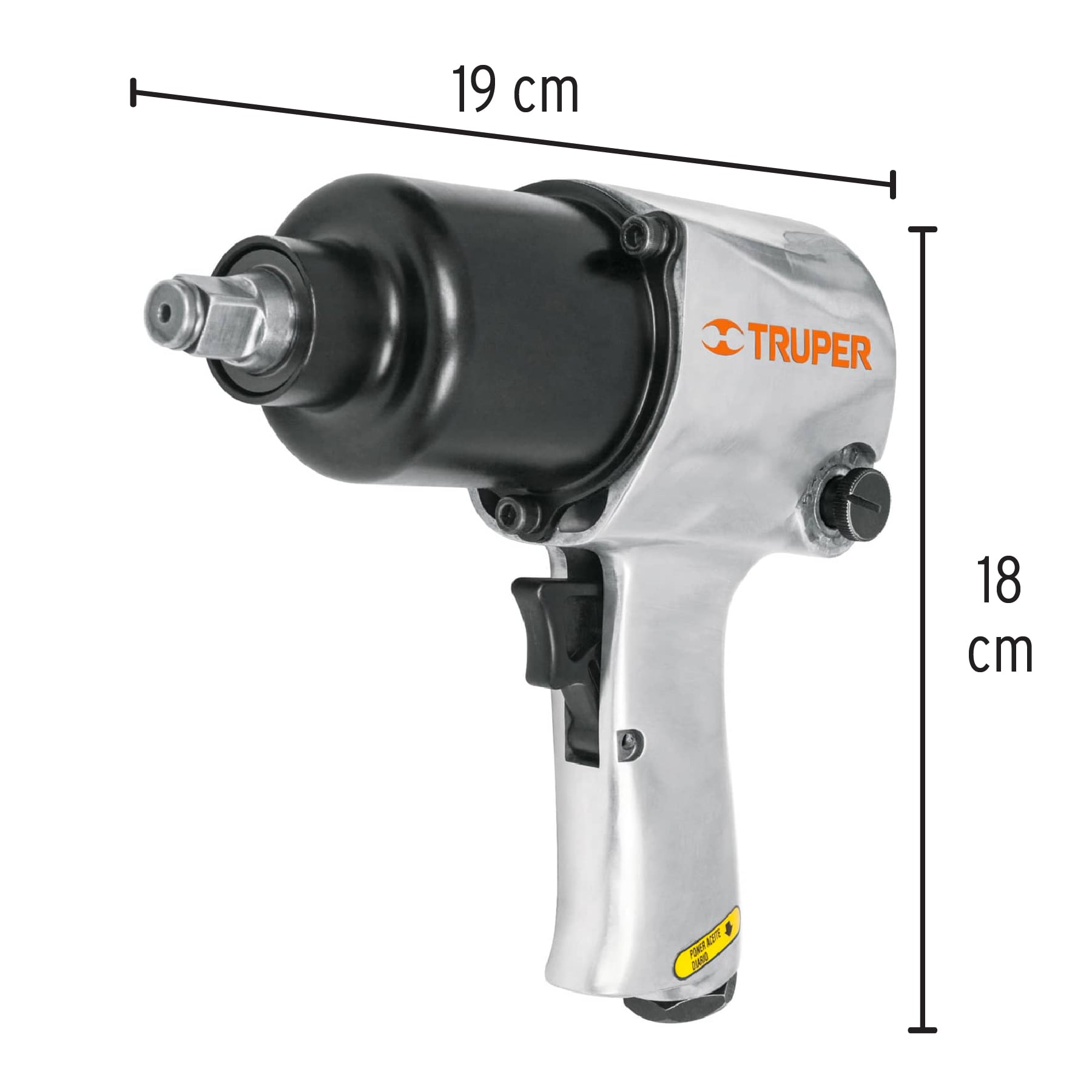 Kit de llave de impacto 1/2" ind. con estuche plástico - Imagen 3