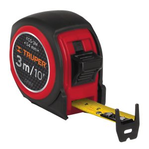Flexómetro compacto con grip 3 m cinta 16 mm