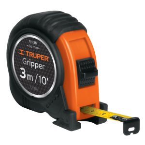 Flexómetro Gripper contra impacto 3 m cinta 13 mm