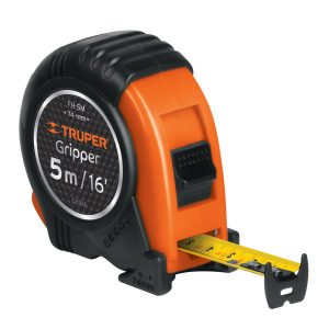 Flexómetro Gripper contra impacto 5 m cinta 19 mm