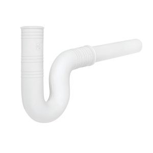 Céspol flexible de PVC de 1-1/4" para lavabo con extensión