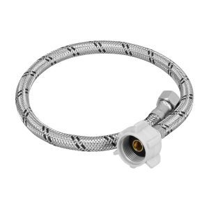 Manguera hule 50cm acero conector plástico usos generales