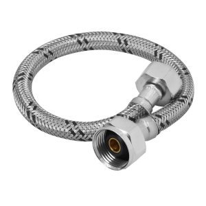 Mangueras flexibles para W.C. trenzado acero inoxidable 1/2" x 7/8"