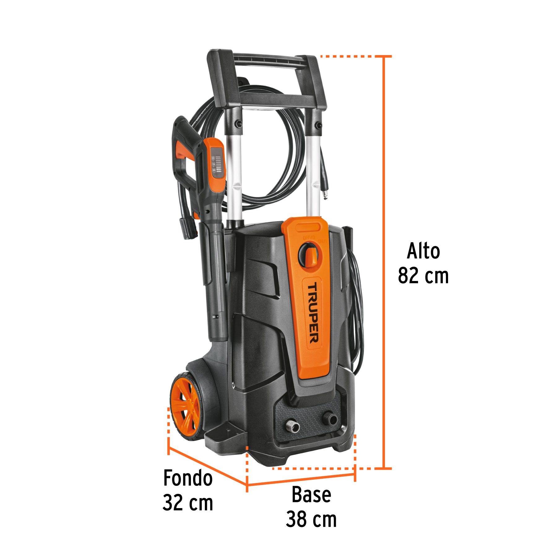 Hidrolavadora eléctrica 2000 PSI Truper - Imagen 3