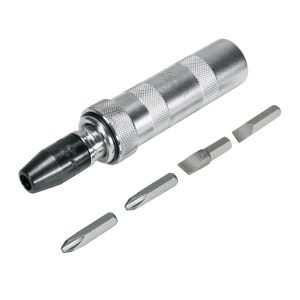 Desarmador de impacto con 4 puntas de acero S2 3/8" Expert