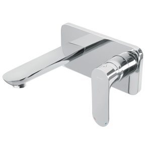 Monomando cromo de pared para lavabo