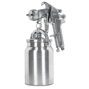 Pistola para pintar succión HVHP vaso aluminio 1.8mm Truper