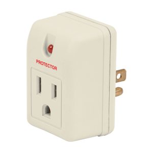 Adaptador con supresor de picos 270 joules Volteck