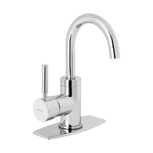 Monomando corto para lavabo cromo
