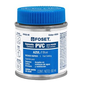 Pegamento para PVC bote de 90 ml alta presión