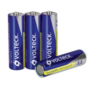 Blíster con 4 pilas recargables AA uso general 1300 mAh