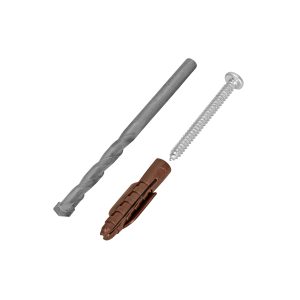 Kit de 20 taquetes 5/16"con tornillos #10 y 1 broca 5/16"