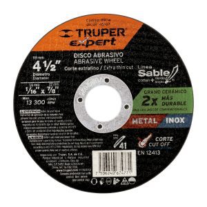 Disco Tipo 41 de 4-1/2" x 1.6 mm corte fino de metal Expert