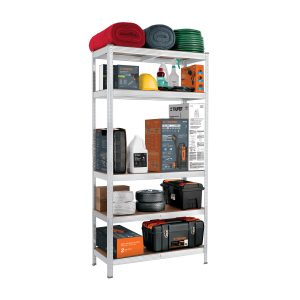 Estante metálico 5 repisas MDF cap. 77 lb PRETUL