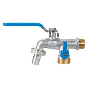 Llave esfera latón doble salida de 1/2" Foset