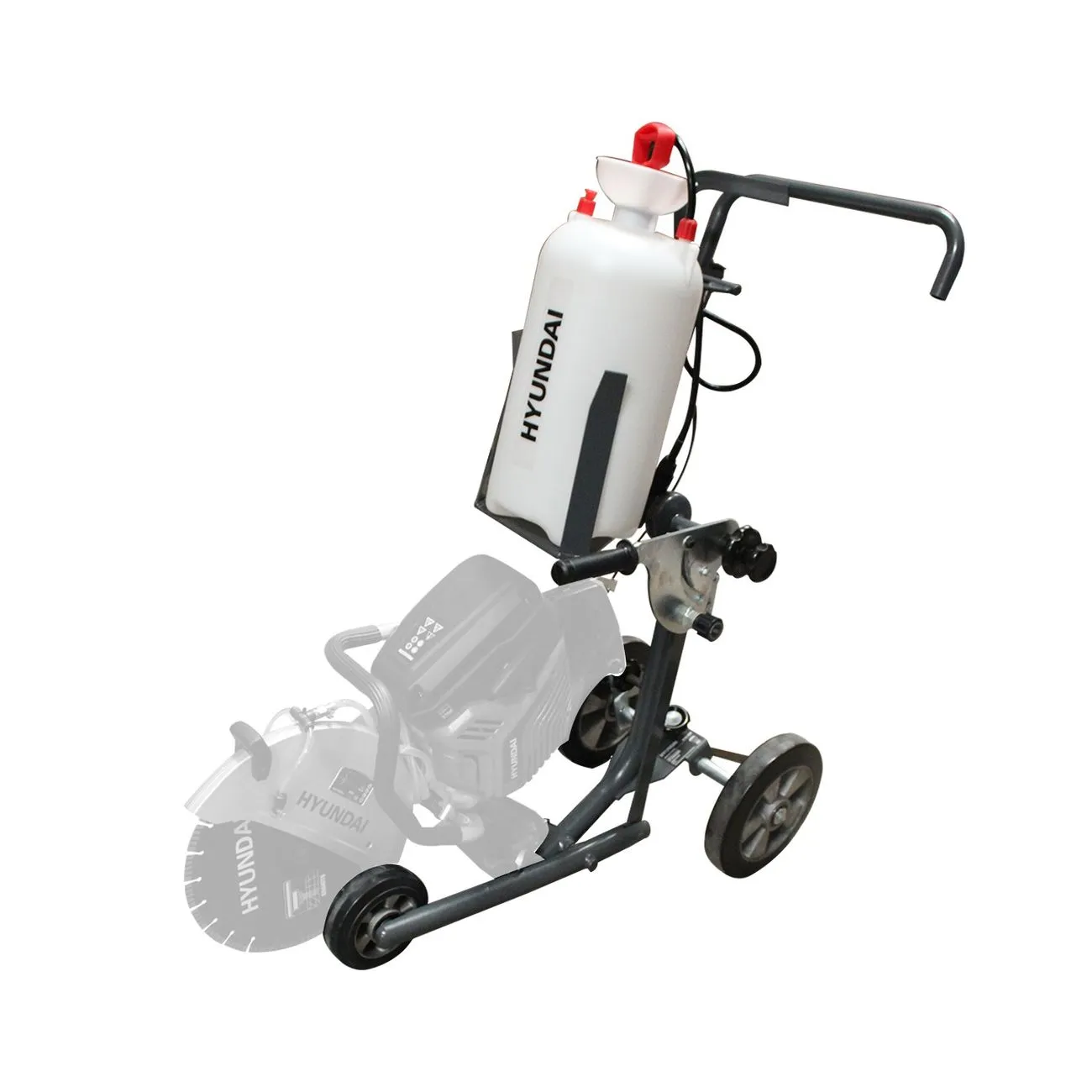 CORTADORA DE CONCRETO PORTATIL 3.5 KW HYUNDAI CON CARRITO - Imagen 4