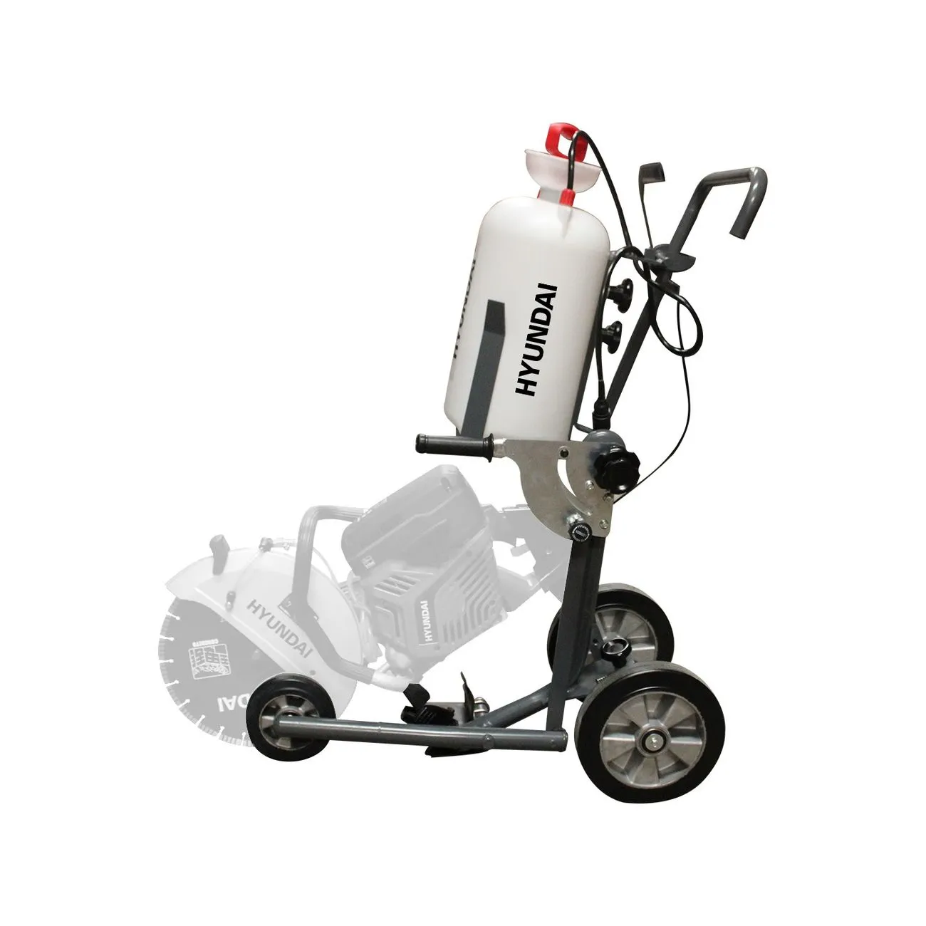 CORTADORA DE CONCRETO PORTATIL 3.5 KW HYUNDAI CON CARRITO - Imagen 3
