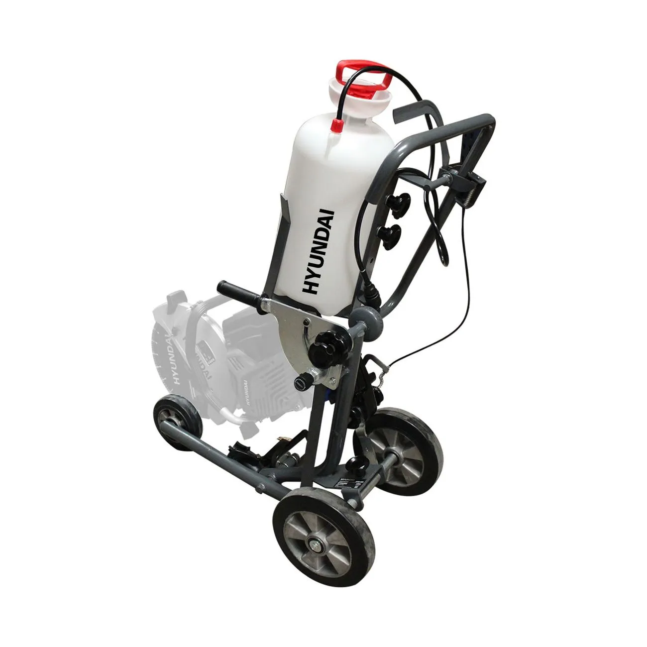 CORTADORA DE CONCRETO PORTATIL 3.5 KW HYUNDAI CON CARRITO - Imagen 2
