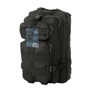 Mochila táctica negra Truper 25L
