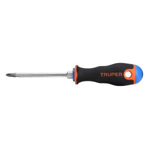Desarmador de cruz 1/4" x 4" Comfort Grip Truper