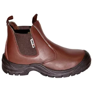 BOTA DE CUERO CAFE INDUSTRIAL (41)