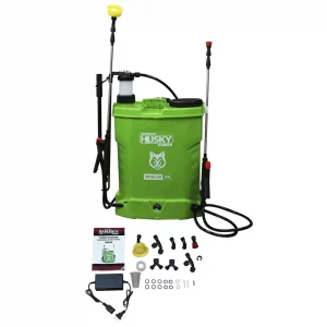 Fumigadora Aspersora Swedish Husky Power Eléctrica Y Manual 20 Litros