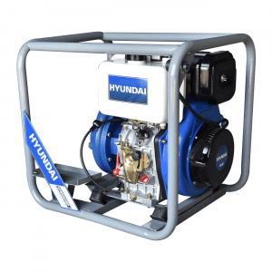 Bomba de Agua Agrícola Diesel Hyundai 10 HP 3X3 Manual y Eléctrico 4 Tiempos