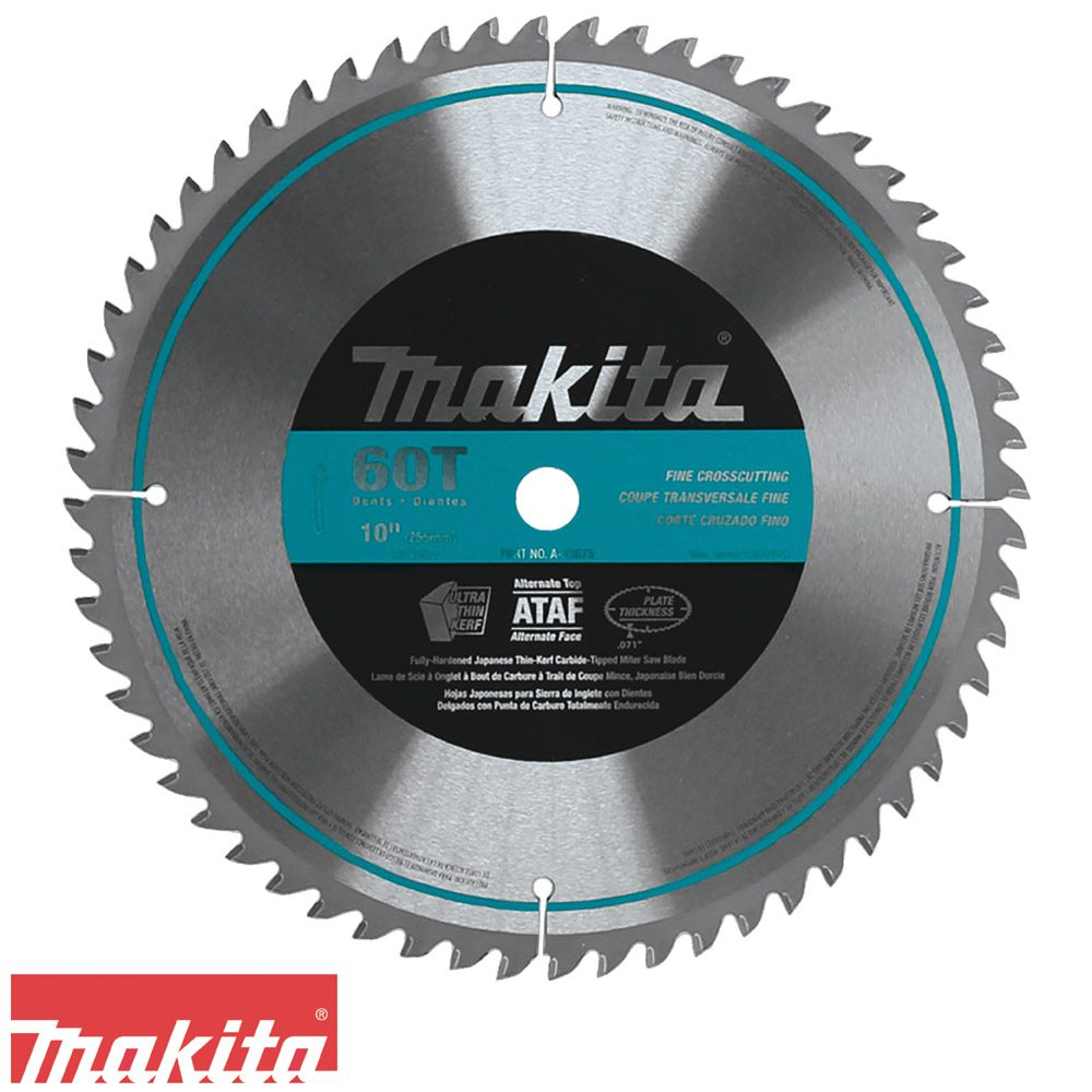 Disco de Sierra Circular Makita para madera 10"" x 60 dientes
