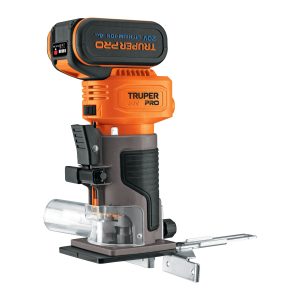 Router (Rebajadora) 1/4" 1 batería 4 Ah TRUPER PRO