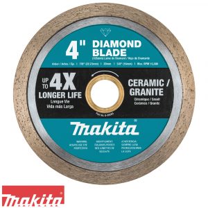 Disco Diamante p.cortar concreto Makita A-95065/B-69565 4" Borde COntinuo