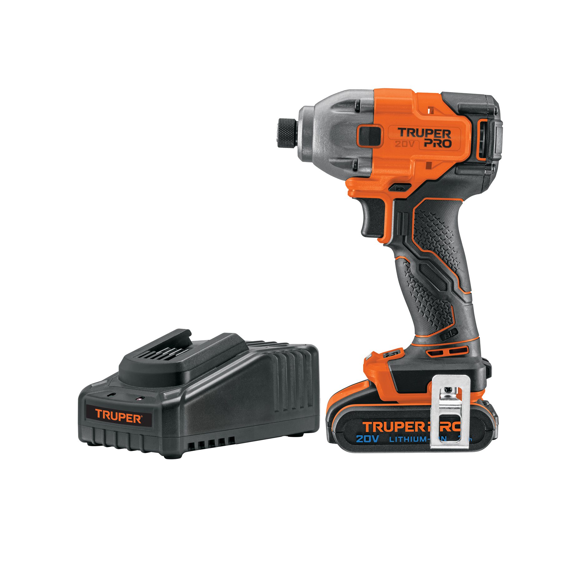 Destornillador de impacto 1/4" 20V 1 batería 2Ah PRO