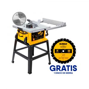 SIERRA DE BANCO/MESA 10 PULG 1800WATTS 4800RPM CON DISCO GRATIS STANLEY