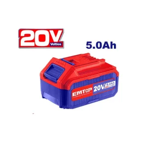 BATERIA 20 VOLTIOS 5 AMPERIOS HORA DE LITIO EMTOP