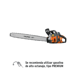 Motosierra 50 cc a gasolina con barra de 20" Truper