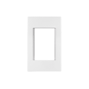 PLACA 1 VENTANA 3 MODULOS LINEA ESPAÑOLA BLANCO