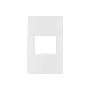 PLACA 1 VENTANA 1.5 MODULOS LINEA ESPAÑOLA BLANCO Volteck