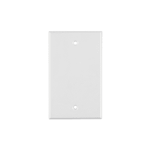 Placa de ABS ciega Standard blanco Volteck