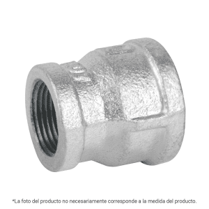 Reducción campana acero galvanizado 1x1/2" Foset