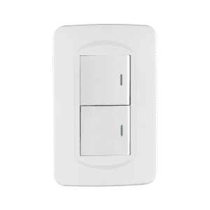 Placa armada 1 interruptor y 1 de 3 vías 1.5 mód Toledo Volteck
