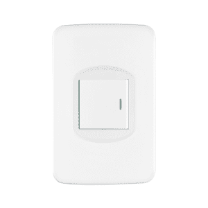 Placa armada 1 interruptor 1.5 módulos Toledo Volteck BASIC