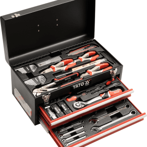 Caja de herramientas con 81 pzs Yato