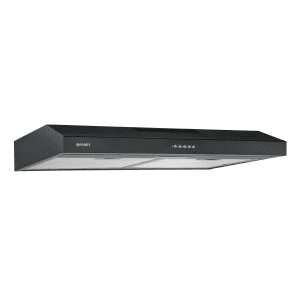 CAMPANA EXTRACTORA EMPOTRABLE ACABADO NEGRO 75 CM Foset