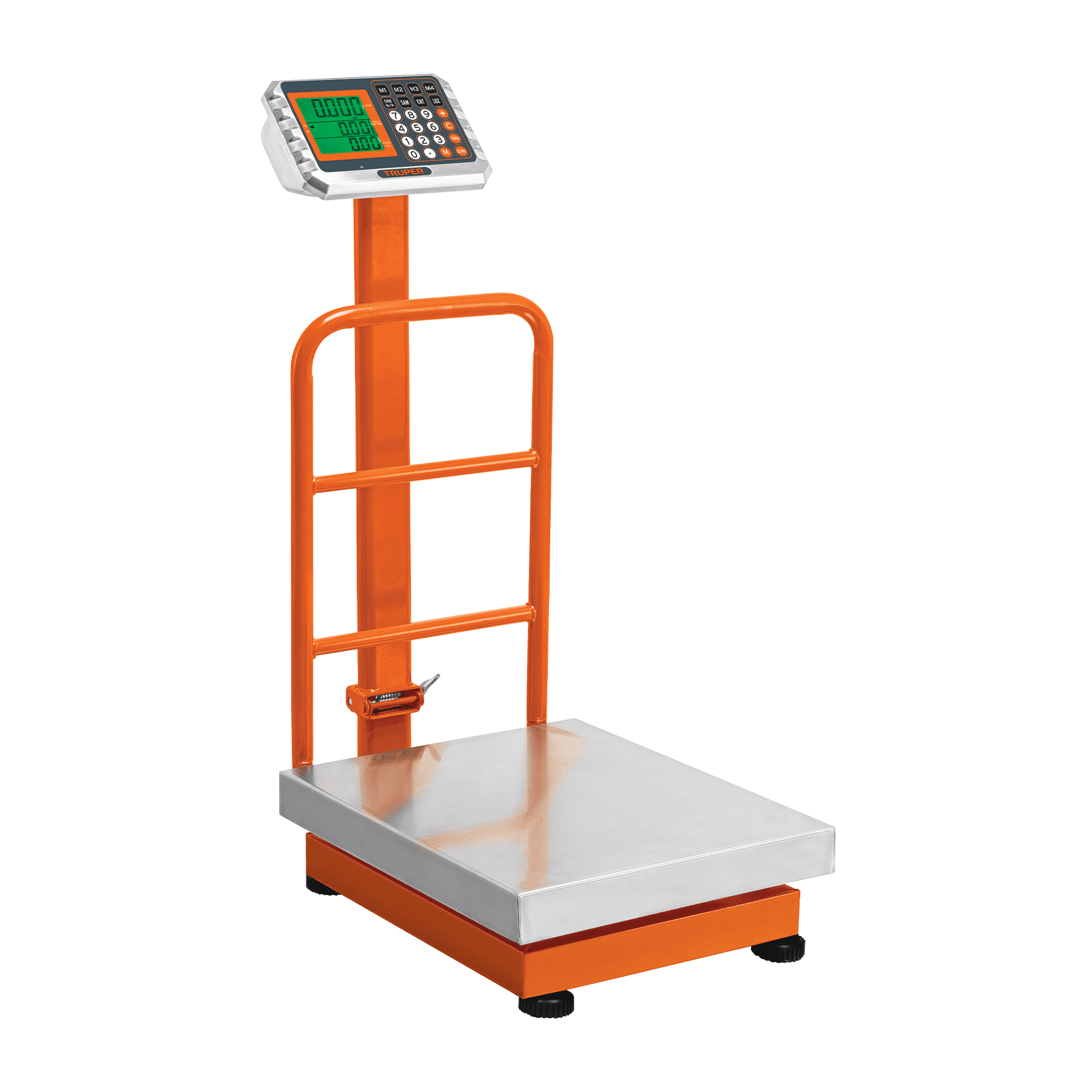 BÁSCULA ELECTRÓNICA DE PLATAFORMA INOXIDABLE 200 KG TRUPER